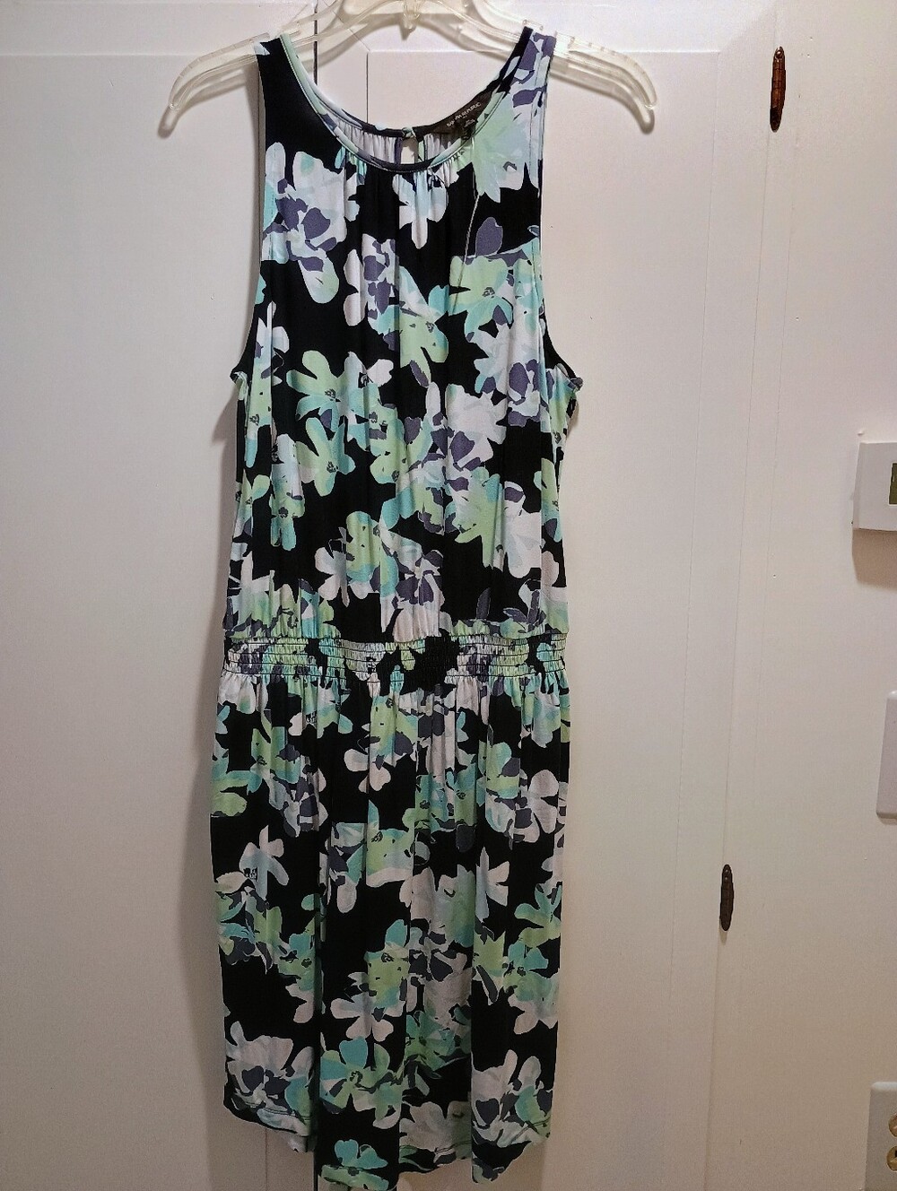 Banana Republic Floral Sleeveless Elastic Waist Summer Dress NWT